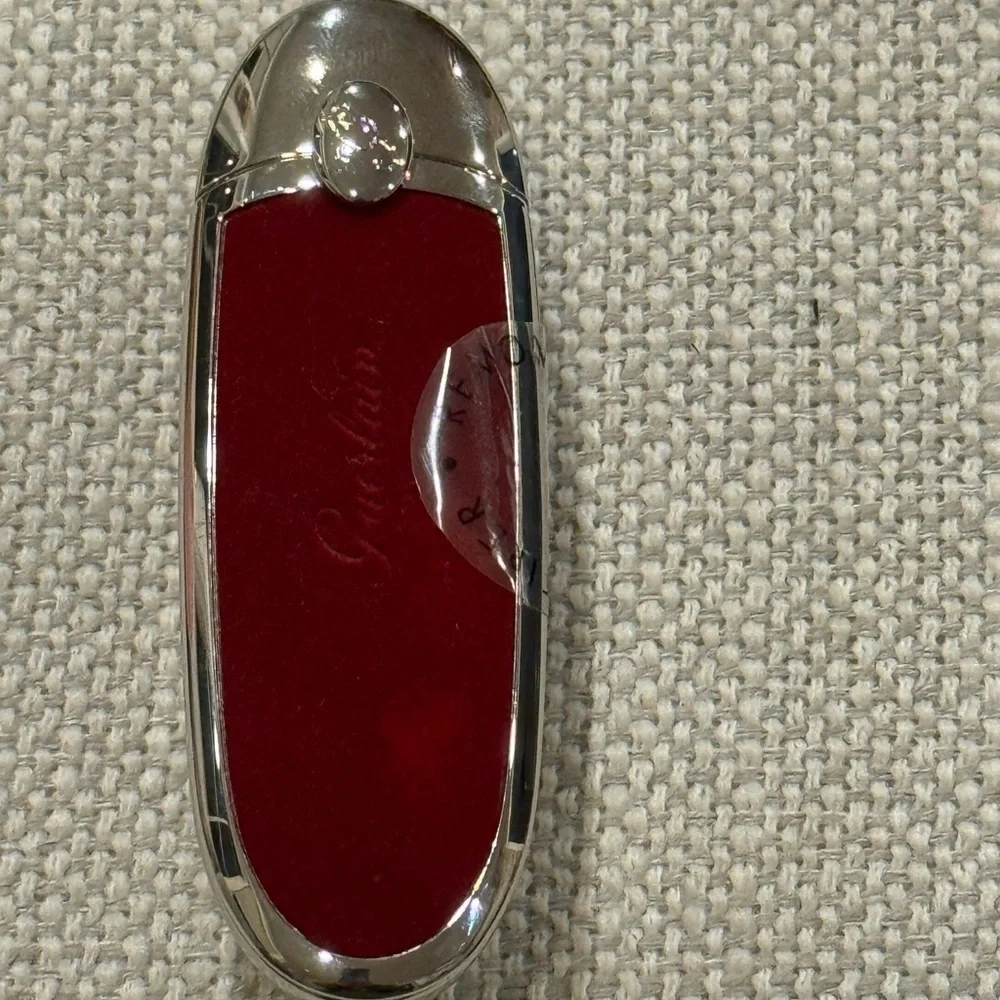 Guerlain Rouge G Limited Edition Red Velvet Gold Case PLUS No 40 Matte Lipstick